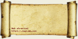 Kristina Trakilović vizit kartica